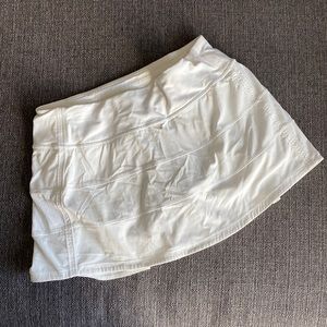 White Lululemon skirt